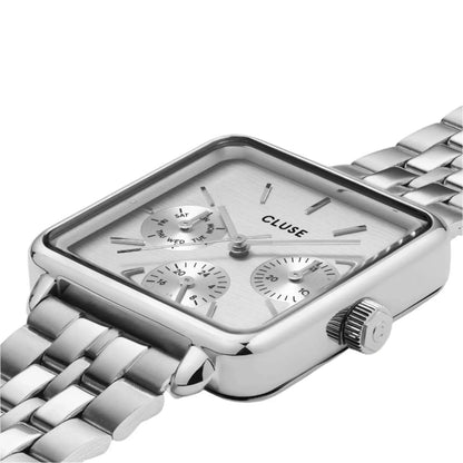 Cluse CW13802 La Tétragone Multifunction Silver Stainless Steel Bracelet