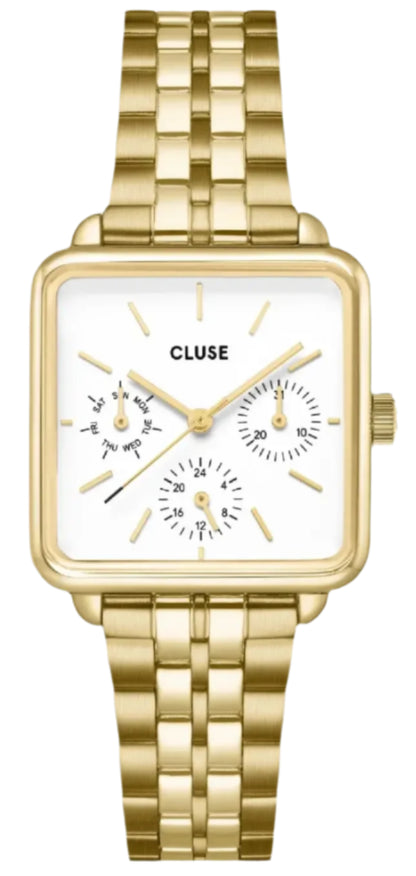 Cluse CW13804 La Tétragone Multifunction Gold Stainless Steel Bracelet