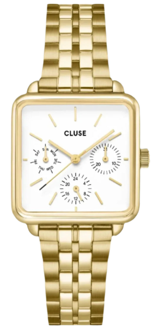 Cluse CW13804 La Tétragone Multifunction Gold Stainless Steel Bracelet