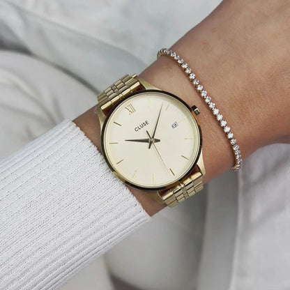 Cluse CW14301 Minuit Gold Stainless Steel Bracelet