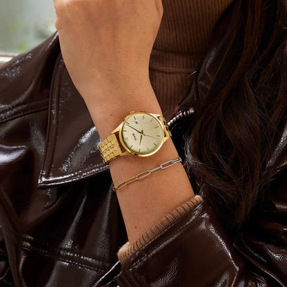 Cluse CW14301 Minuit Gold Stainless Steel Bracelet