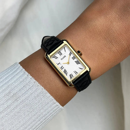 Cluse CW15005 Belisenna Black Leather Strap