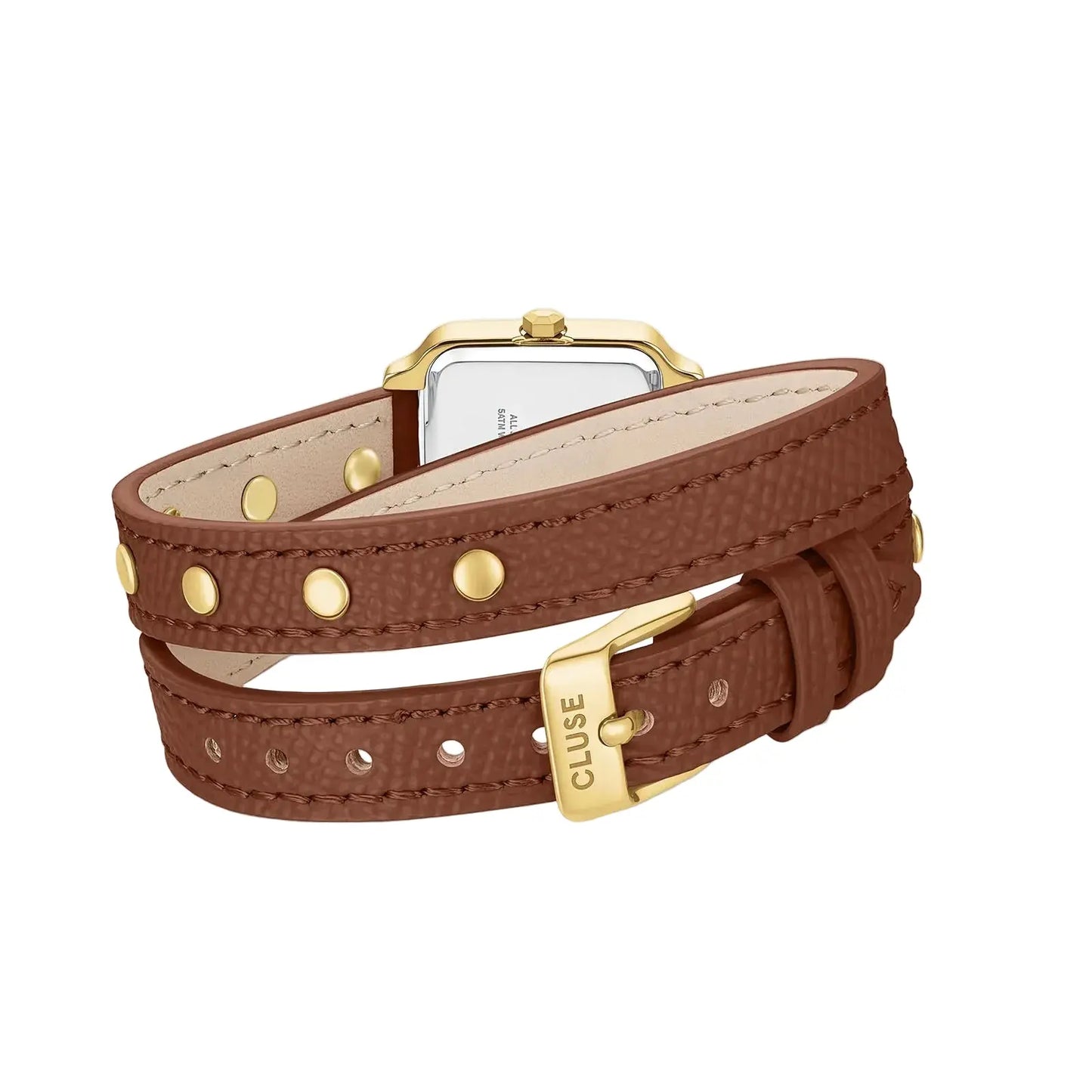 Cluse CW15507 Gracieuse Mini Double Brown Leather Strap