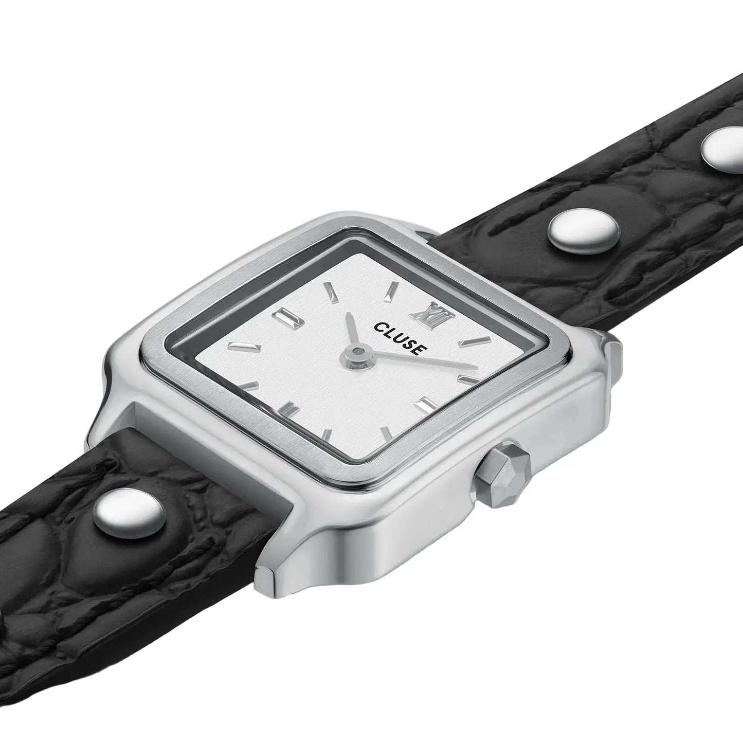 Cluse CW15508 Gracieuse Mini Double Black Leather Strap