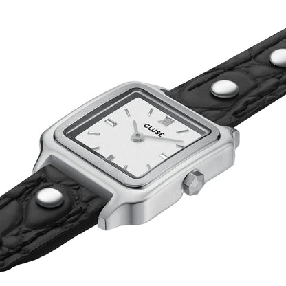 Cluse CW15508 Gracieuse Mini Double Black Leather Strap