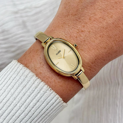 Cluse CW16104 L'Ovale Gold Stainless Steel Bracelet