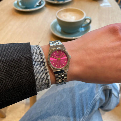 Cluse CW16303 Retro 70s Mini Silver Stainless Steel Bracelet