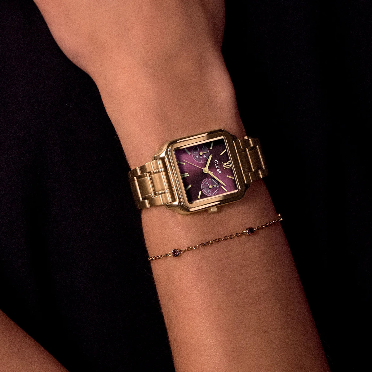 Cluse CW16403 Gracieuse Multifunction Gold Stainless Steel Bracelet