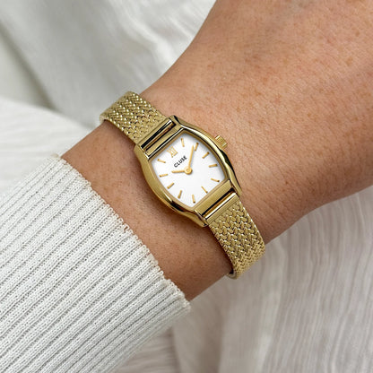 Cluse CW16501 Tonnette Mini Gold Stainless Steel Mesh Bracelet
