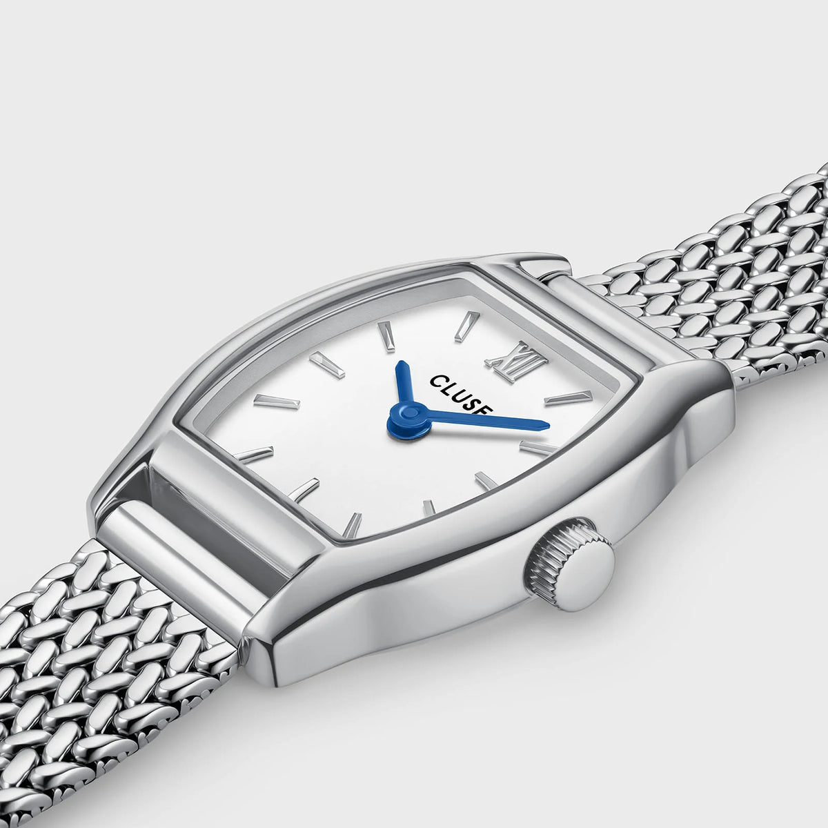 Cluse CW16502 Tonnette Mini Silver Stainless Steel Mesh Bracelet