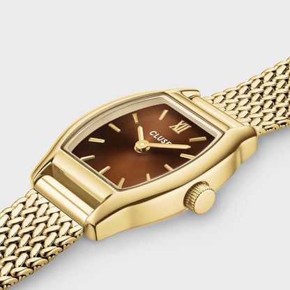 Cluse CW16504 Tonnette Mini Gold Stainless Steel Mesh Bracelet