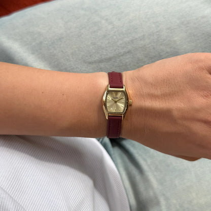 Cluse CW16505 Tonnette Mini Red Leather Strap