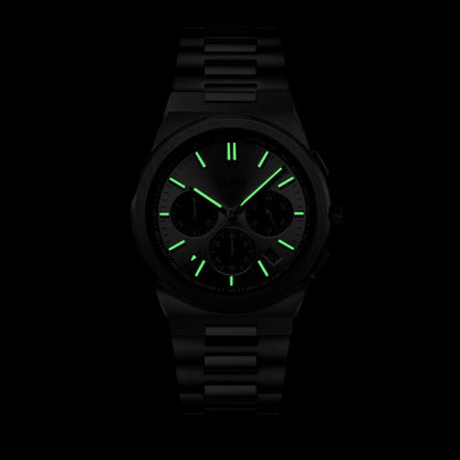 Cluse CW20807 Vigoureux Chrono Silver Stainless Steel Bracelet