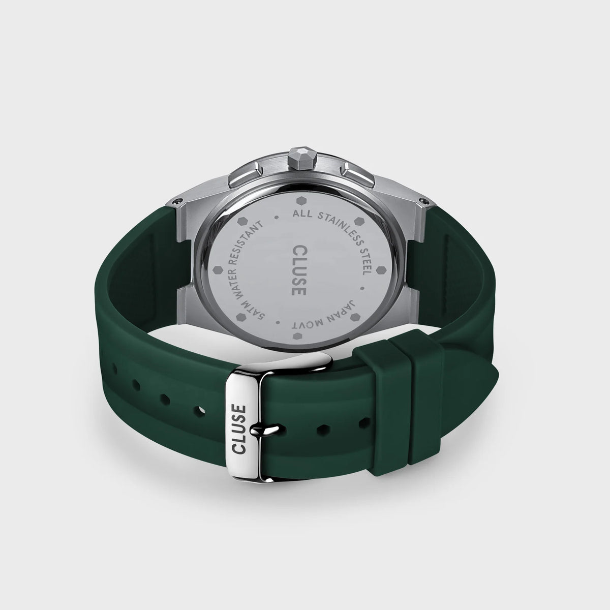 Cluse CW20808 Vigoureux Chrono Green Silicon Strap