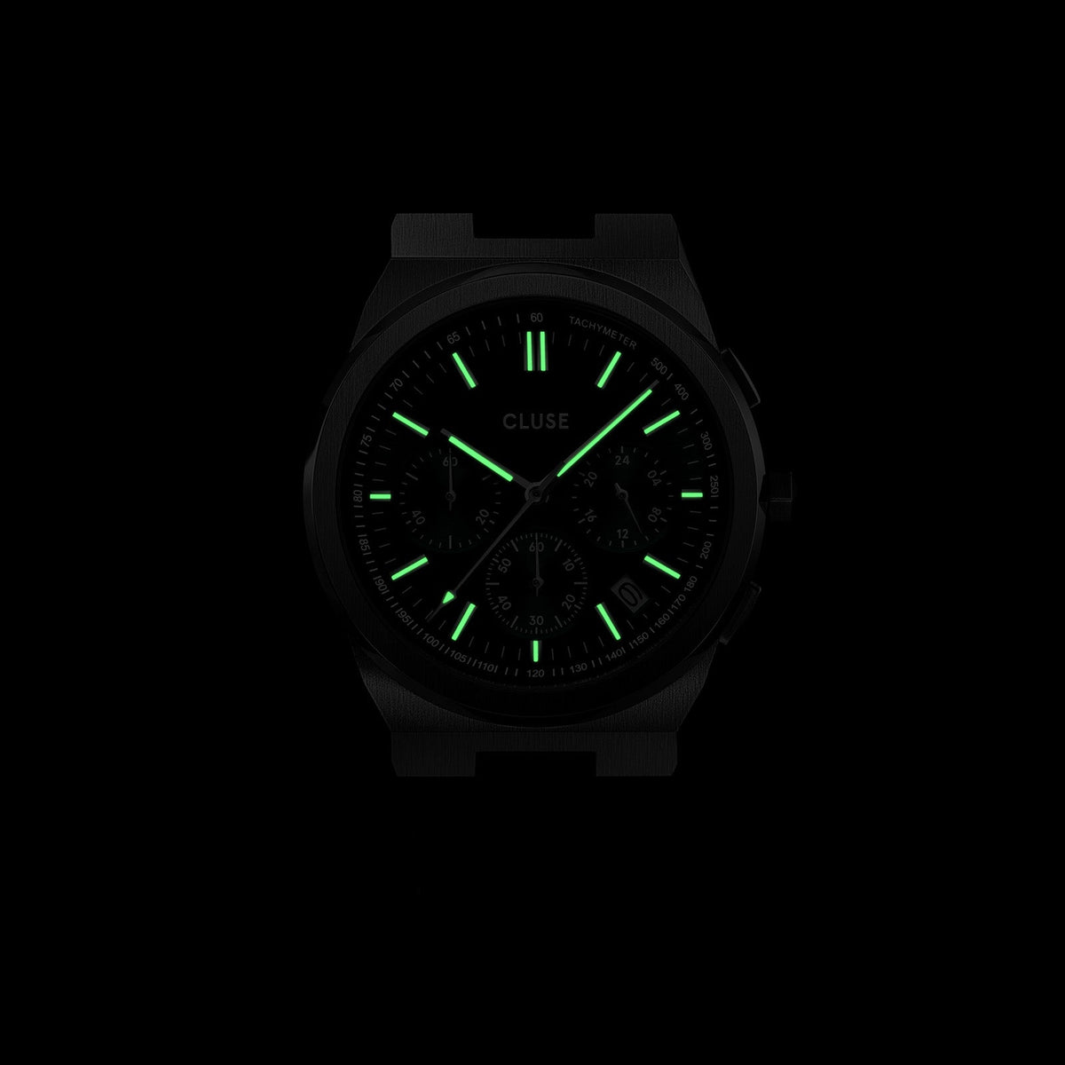 Cluse CW20808 Vigoureux Chrono Green Silicon Strap