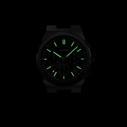 Cluse CW20808 Vigoureux Chrono Green Silicon Strap