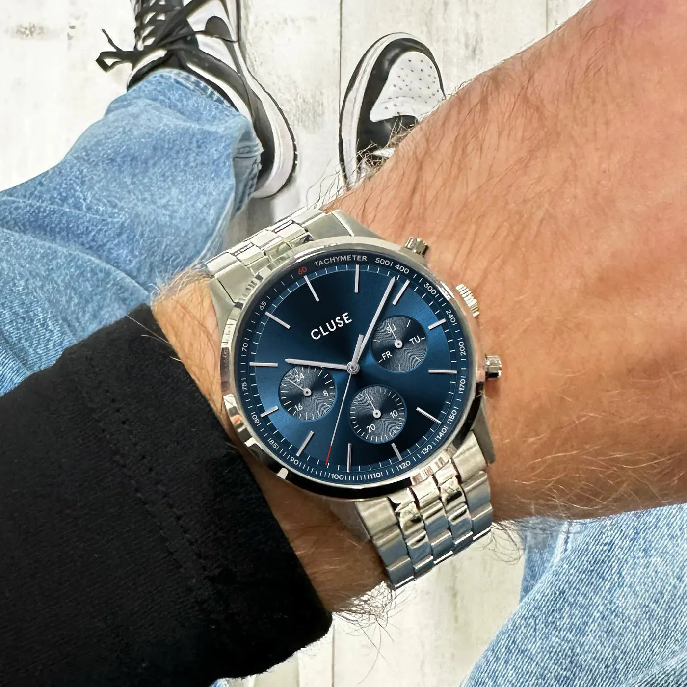 Cluse CW21003 Anthéor Multifunction Stainless Steel Bracelet