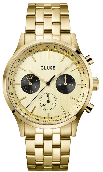 Cluse CW21006 Anthéor Multifunction Gold Stainless Steel Bracelet
