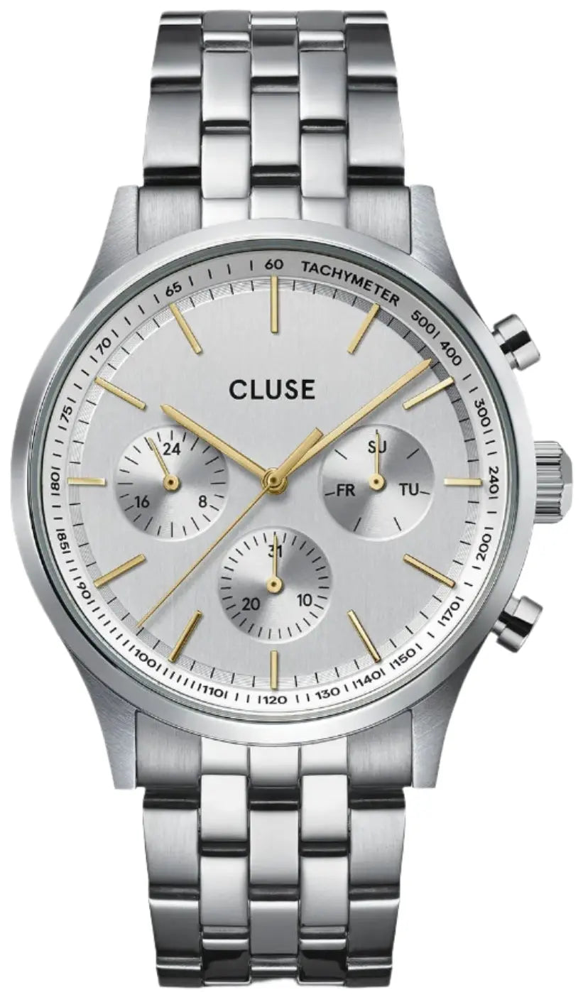 Cluse CW21010 Anthéor Multifunction Stainless Steel Bracelet