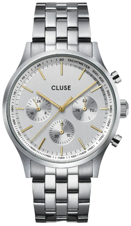 Cluse CW21010 Anthéor Multifunction Stainless Steel Bracelet