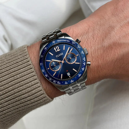 Cluse CW25601 Aravis Dual Timer Stainless Steel Bracelet