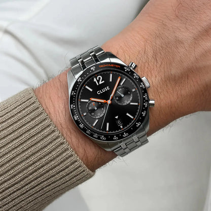 Cluse CW25603 Aravis Dual Timer Stainless Steel Bracelet