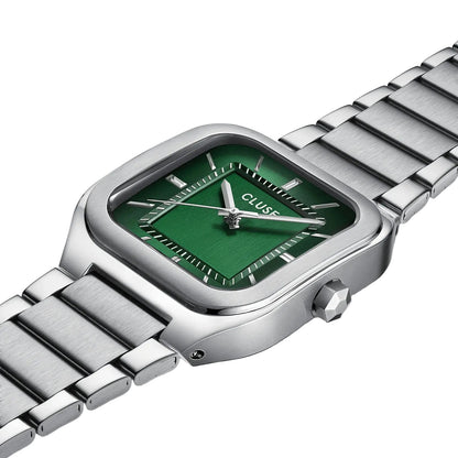 Cluse CW25702 Quadrus Silver Stainless Steel Bracelet