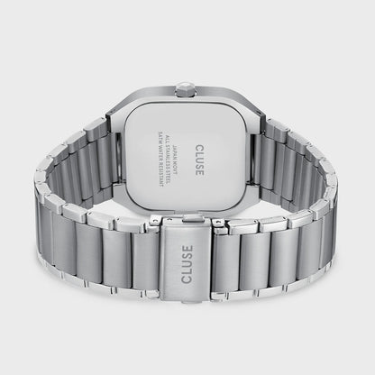 Cluse CW25702 Quadrus Silver Stainless Steel Bracelet