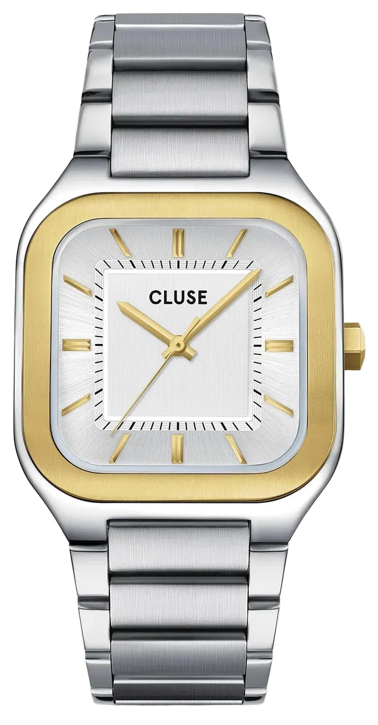 Cluse CW25704 Quadrus Silver Stainless Steel Bracelet