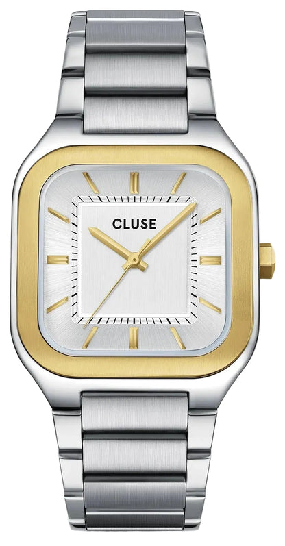 Cluse CW25704 Quadrus Silver Stainless Steel Bracelet