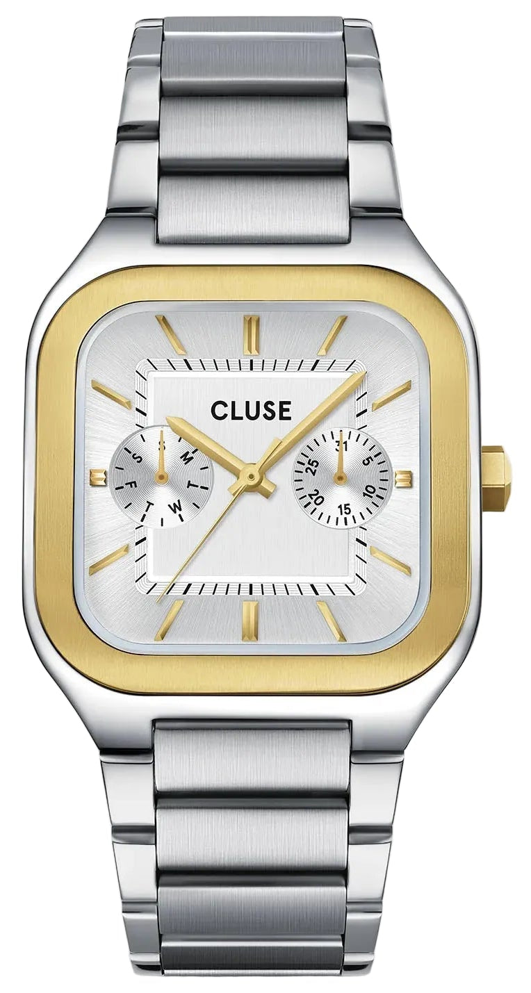 Cluse CW26201 Quadrus Multifunction Silver Stainless Steel Bracelet