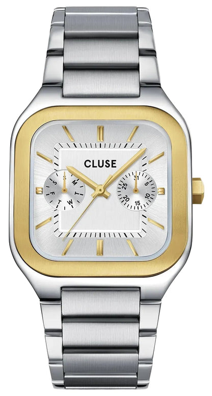 Cluse CW26201 Quadrus Multifunction Silver Stainless Steel Bracelet