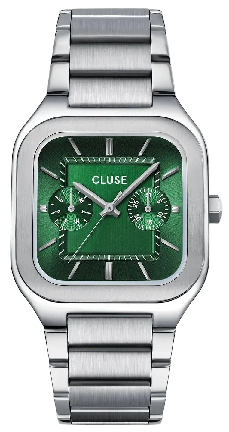 Cluse CW26202 Quadrus Multifunction Silver Stainless Steel Bracelet