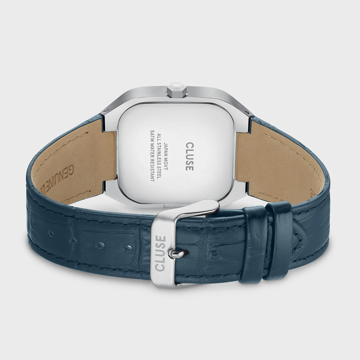 Cluse CW26207 Quadrus Multifunction Blue Leather Strap