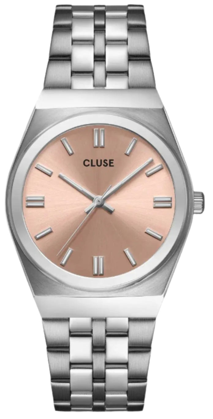 Cluse CW35101 Retro 70's Silver Stainless Steel Bracelet