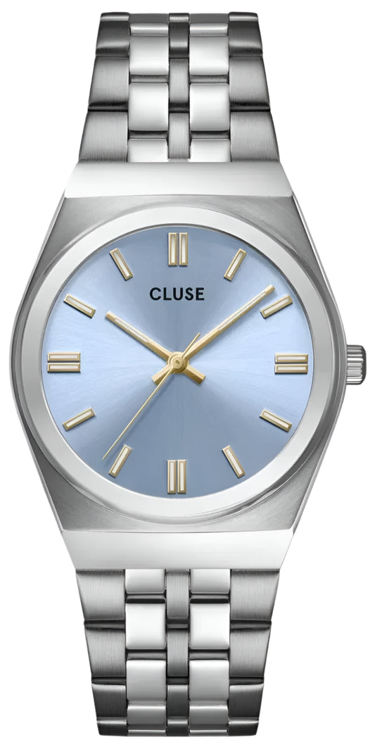 Cluse CW35102 Retro 70's Silver Stainless Steel Bracelet