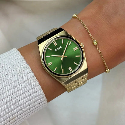Cluse CW35105 Retro 70's Gold Stainless Steel Bracelet