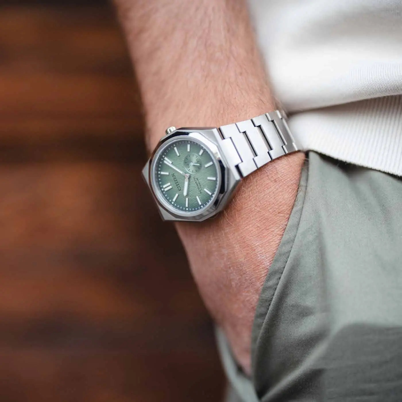 Citizen NK5020-58X Zenshin 60 Automatic Titanium Bracelet