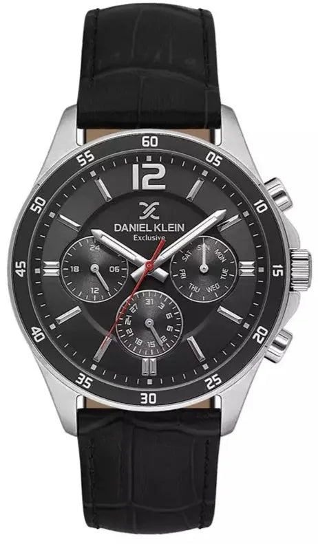 Daniel Klein DK.1.13973-2 Black Leather Strap