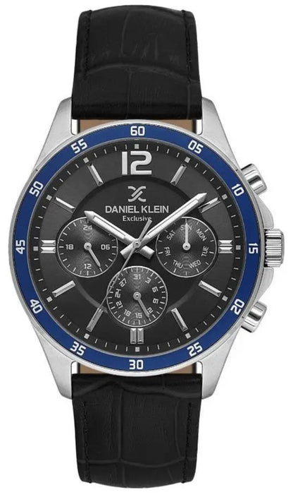 Daniel Klein DK.1.13973-4 Black Leather Strap