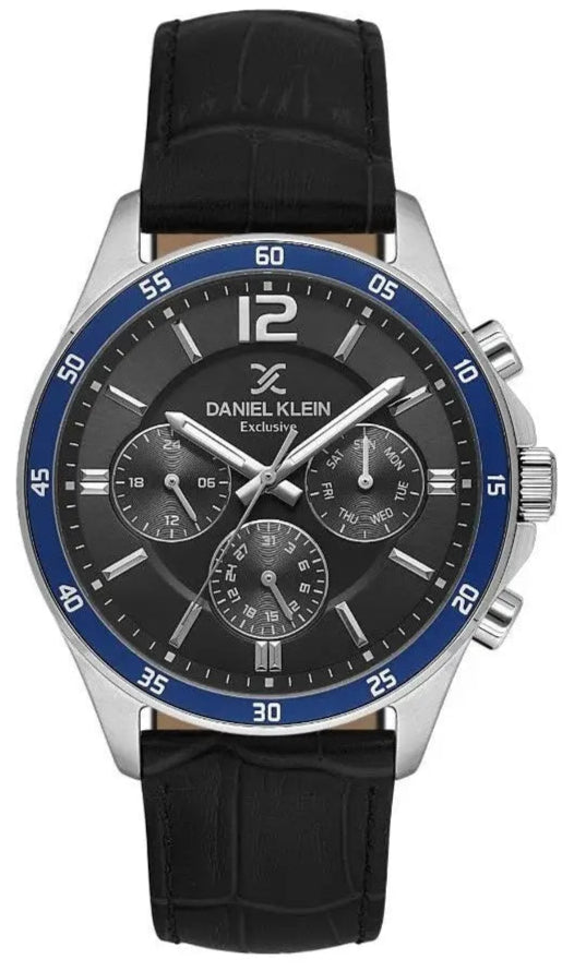 Daniel Klein DK.1.13973-4 Black Leather Strap