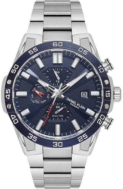 Daniel Klein DK.1.13974-2 Multifunction Stainless Steel Bracelet