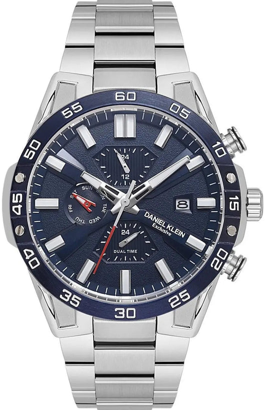 Daniel Klein DK.1.13974-2 Multifunction Stainless Steel Bracelet