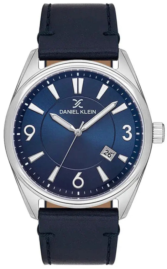 Daniel Klein DK.1.13982-3 Blue Leather Strap