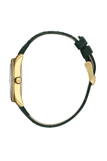 Daniel Klein DK.1.14030-4 Green Leather Strap