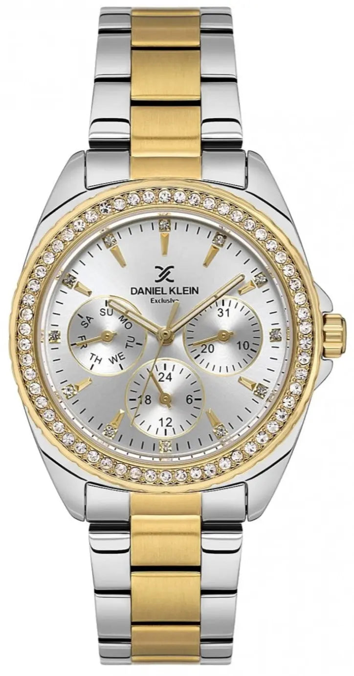 Daniel Klein DK.1.14053-5 Two Tone Stainless Steel Bracelet