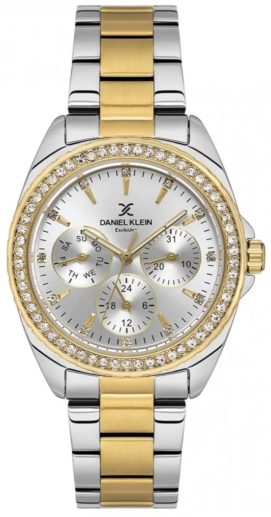 Daniel Klein DK.1.14053-5 Two Tone Stainless Steel Bracelet