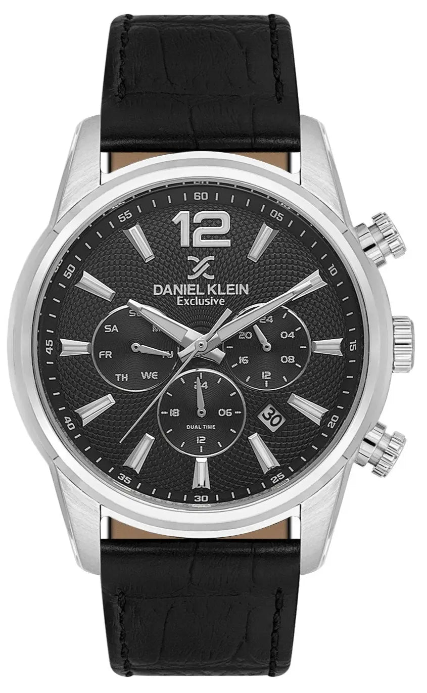 Daniel Klein DK.1.14063-1 Black Leather Strap