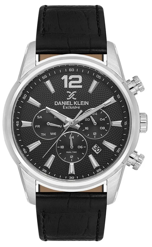 Daniel Klein DK.1.14063-1 Black Leather Strap