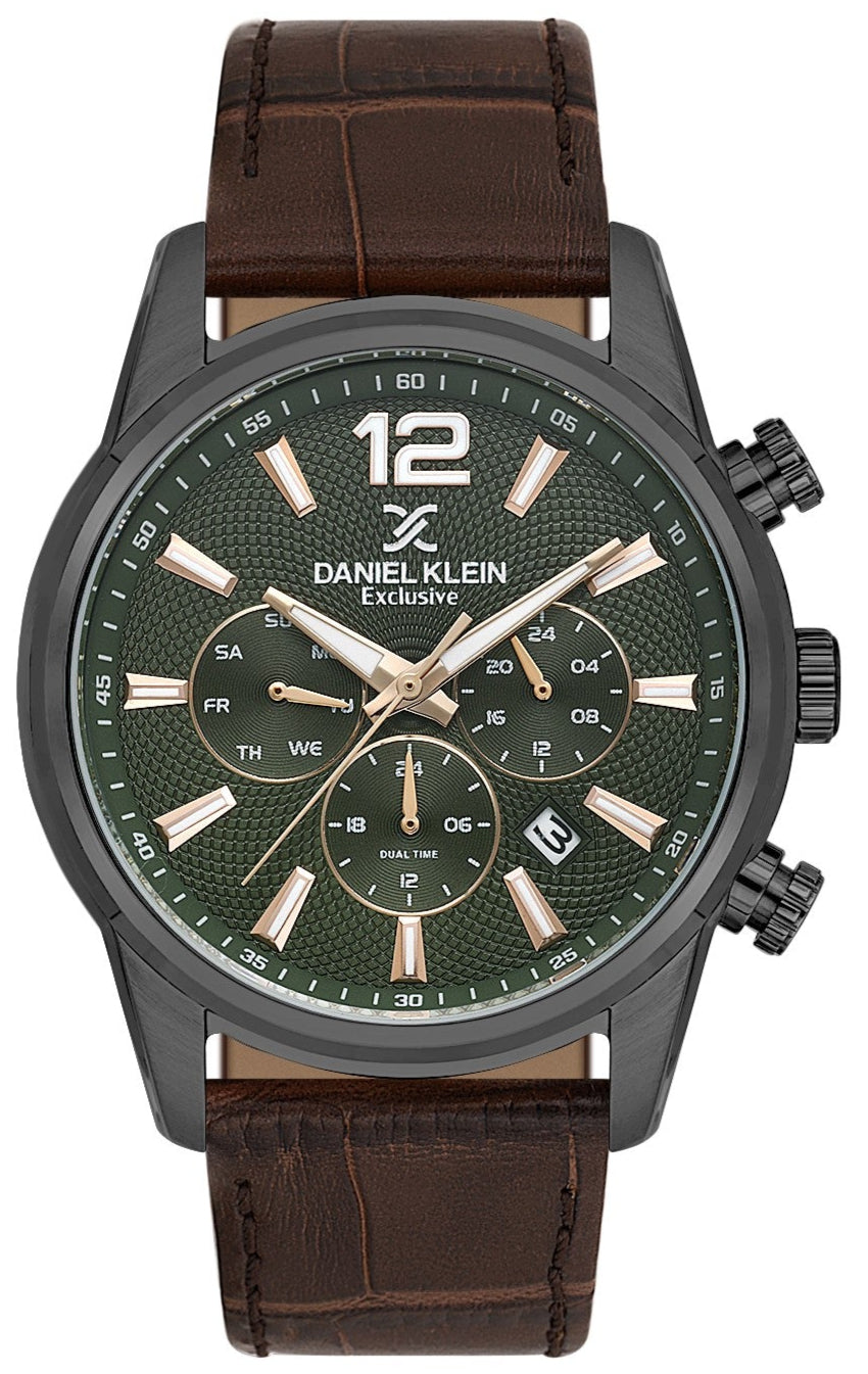 Daniel Klein DK.1.14063-5 Brown Leather Strap